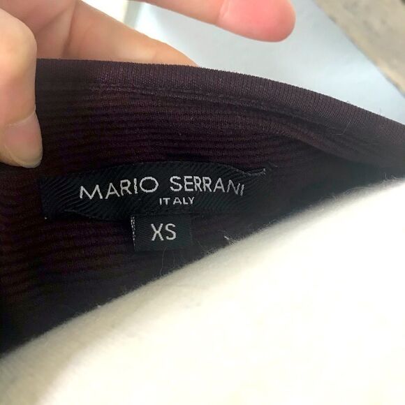 Cute Dark Purple Mario Serrano Cocktail Dress - Picture 5 of 7